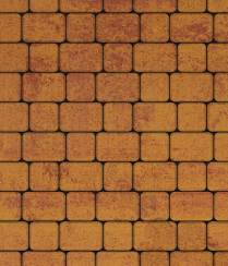Тротуарная плитка "КЛАССИКО" - А.1.КО.4 Листопад гладкий Каир, комплект из 2 видов плит