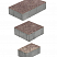 Тротуарные плиты "СТАРЫЙ ГОРОД" - Б.1.ФСМ.8 Искусственный камень Плитняк, комплект из 3 видов плит