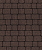 Тротуарные плиты "КЛАССИКО" - Б.1.КО.6 М Гранит Коричневый, комплект из 2 видов плит