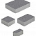 Тротуарная плитка "МЮНХЕН" - Б.2.ФСМ.6 Гранит Серый, комплект из 4 видов плит