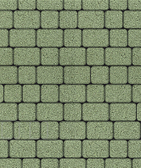 Тротуарные плиты "КЛАССИКО" - А.1.КО.4 Гранит Зелёный, комплект из 2 видов плит