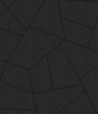 Тротуарные плиты "ОРИГАМИ" - Б.4.ФСМ.8 Гранит Чёрный, комплект из 6 видов плит
