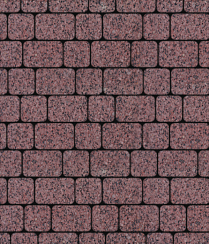 Тротуарные плиты "КЛАССИКО" - А.1.КО.4 Гранит Красный с чёрным, комплект из 2 видов плит