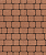 Тротуарные плиты "КЛАССИКО" - Б.1.КО.6 М Гранит Оранжевый, комплект из 2 видов плит