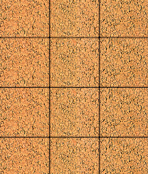 Тротуарные плиты "КВАДРАТ" - Б.1.К.6 Листопад гладкий Сахара