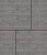 Тротуарные плиты "КВАДРАТ" - Б.7.К.8 Стоунмикс Кремовый с чёрным