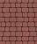 Тротуарные плиты "КЛАССИКО" - Б.1.КО.6 М Гранит Красный, комплект из 2 видов плит