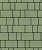 Тротуарные плиты "СТАРЫЙ ГОРОД" - Б.1.ФСМ.6 Гранит Зелёный, комплект из 3 видов плит