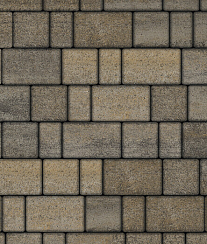 Тротуарная плитка "СТАРЫЙ ГОРОД" - Б.1.ФСМ.6 Искусственный камень Базальт, комплект из 3 видов плит