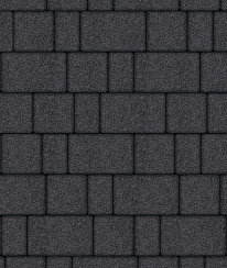 Тротуарная плитка "СТАРЫЙ ГОРОД" - А.1.ФСМ.4 Стоунмикс Чёрный, комплект из 3 видов плит