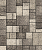 Тротуарные плиты "МЮНХЕН" - Б.2.ФСМ.6 Листопад гранит Антрацит, комплект из 4 видов плит