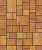 Тротуарные плиты "МЮНХЕН" - Б.2.ФСМ.6 Листопад гранит Каир, комплект из 4 видов плит
