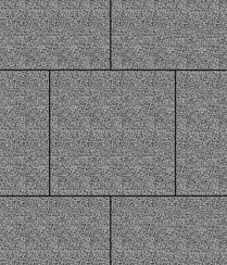 Тротуарная плитка "КВАДРАТ" - Б.5.К.6 Cтоунмикс Серый с чёрным