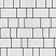 Тротуарные плиты "СТАРЫЙ ГОРОД" - Б.1.ФСМ.8 Стоунмикс Белый, комплект из 3 видов плит