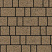 Тротуарные плиты "СТАРЫЙ ГОРОД" - Б.1.ФСМ.8 Гранит Жёлтый с чёрным, комплект из 3 видов плит