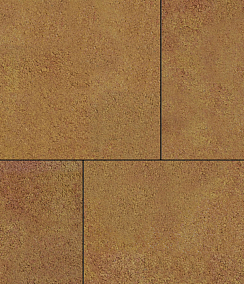 Тротуарные плиты "КВАДРАТ" - Б.7.К.8 Листопад гладкий Сахара