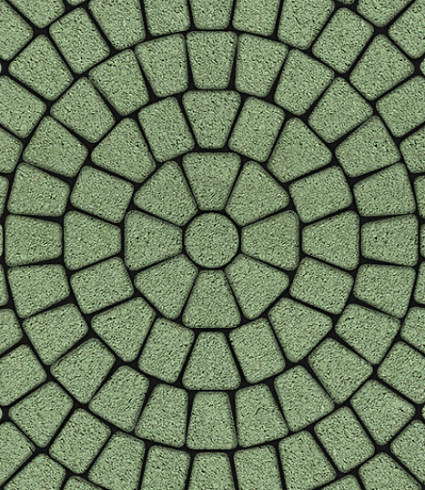 Тротуарные плиты "КЛАССИКО" - Б.2.КО.6 Стандарт Зеленый, комплект из 3 видов плит