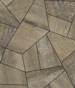 Тротуарные плиты "ОРИГАМИ" - Б.4.ФСМ.8 Искусственный камень Базальт
