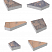 Тротуарные плиты "ОРИГАМИ" - Б.4.ФСМ.8 Листопад гранит Мустанг, комплект из 6 видов плит