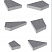 Тротуарные плиты "ОРИГАМИ" - Б.4.ФСМ.8 Гранит Серый, комплект из 6 видов плит