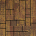 Тротуарные плиты "МЮНХЕН" - Б.2.ФСМ.6 Листопад гладкий Осень, комплект из 4 видов плит