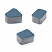 Тротуарные плиты "КЛАССИКО" - Б.2.КО.6 Гранит Синий, комплект из 3 видов плит