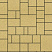 Тротуарная плитка "МЮНХЕН" - Б.2.ФСМ.6 Гранит Жёлтый, комплект из 4 видов плит