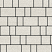 Тротуарная плитка "СТАРЫЙ ГОРОД" - А.1.ФСМ.4 Cтандарт Белый, комплект из 3 видов плит