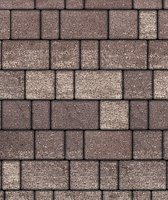 Тротуарная плитка "СТАРЫЙ ГОРОД" - А.1.ФСМ.4 Искусственный камень Плитняк, комплект из 3 видов плит