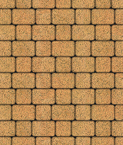 Тротуарные плиты "КЛАССИКО" - А.1.КО.4 Листопад гранит Сахара, комплект из 2 видов плит