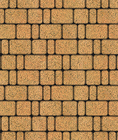 Тротуарные плиты "КЛАССИКО" - Б.1.КО.6 Листопад гранит Сахара, комплект из 3 видов плит