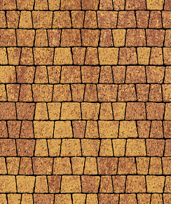 Тротуарные плиты "АНТИК" - Б.3.А.6 Листопад гранит Каир, комплект из 5 видов плит