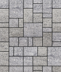 Тротуарная плитка "МЮНХЕН" - Б.2.ФСМ.6 Искусственный камень Шунгит, комплект из 4 видов плит