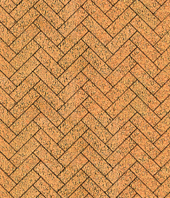 Тротуарные плиты "ПАРКЕТ" - Б.4.П.6 Листопад гладкий Сахара