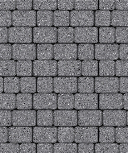 Тротуарные плиты "КЛАССИКО" - Б.1.КО.6 М Гранит Серый, комплект из 2 видов плит