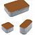Тротуарные плиты "КЛАССИКО" - Б.1.КО.6 Стандарт Оранжевый, комплект из 3 видов плит