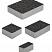 Тротуарная плитка "МЮНХЕН" - Б.2.ФСМ.6 Гранит Чёрный, комплект из 4 видов плит