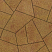 Тротуарные плиты "ОРИГАМИ" - Б.4.ФСМ.8 Листопад гранит Сахара, комплект из 6 видов плит