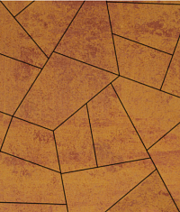 Тротуарные плиты "ОРИГАМИ" - Б.4.Фсм.8 Листопад гладкий Каир, комплект из 6 видов плит