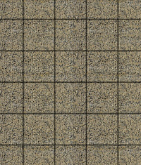 Тротуарные плиты "КВАДРАТ" - Б.2.К.6 Гранит Жёлтый с чёрным