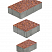 Тротуарные плиты "СТАРЫЙ ГОРОД" - Б.1.ФСМ.8 Листопад гранит Барселона, комплект из 3 видов плит