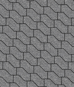 Тротуарные плиты "S-ФОРМА" - В.3.Ф.10 Стоунмикс Серый с чёрным