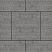 Тротуарная плитка "КВАДРАТ" - Б.5.К.6 Cтоунмикс Кремовый с чёрным