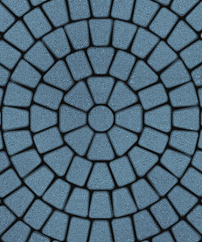 Тротуарные плиты "КЛАССИКО" - Б.2.КО.6 Гранит Синий, комплект из 3 видов плит