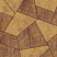 Тротуарные плиты "ОРИГАМИ" - Б.4.ФСМ.8 Листопад гранит Осень, комплект из 6 видов плит