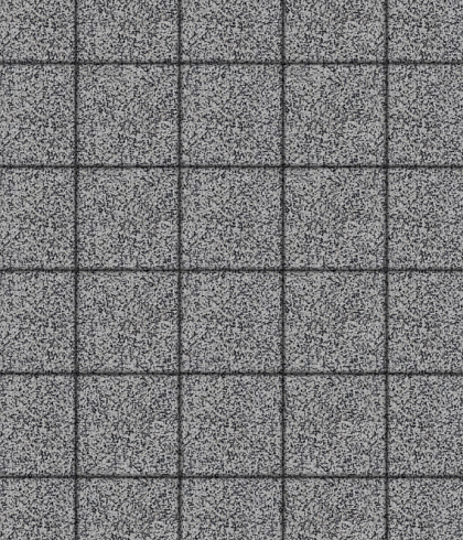 Тротуарные плиты "КВАДРАТ" - А.2.К.4 Гранит Серый с чёрным