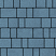 Тротуарная плитка "СТАРЫЙ ГОРОД" - А.1.ФСМ.4 Cтандарт Синий, комплект из 3 видов плит