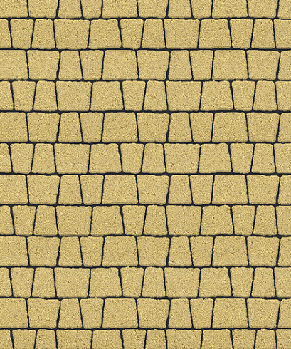 Тротуарные плиты "АНТИК" - Б.3.А.6 Гранит Жёлтый комплект из 5 видов плит