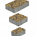 Тротуарные плиты "СТАРЫЙ ГОРОД" - Б.1.ФСМ.6 Листопад гранит Янтарь, комплект из 3 видов плит
