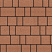 Тротуарная плитка "СТАРЫЙ ГОРОД" - А.1.ФСМ.4 Cтандарт Оранжевый, комплект из 3 видов плит